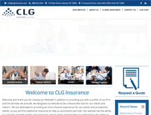 Tablet Screenshot of clginsurance.com